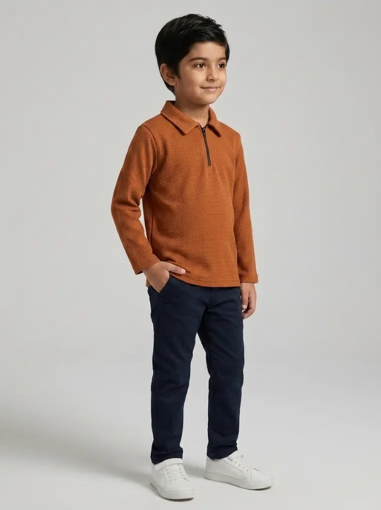 AI Generated 6-Year-Old Child Model - Different Pose - Minnie Minors Thermal TShirt
