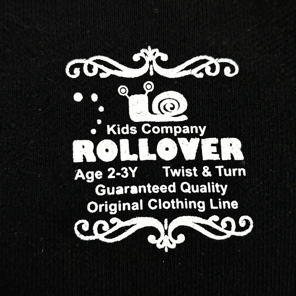 AI Generated RollOver Kids Company Logo Close-up