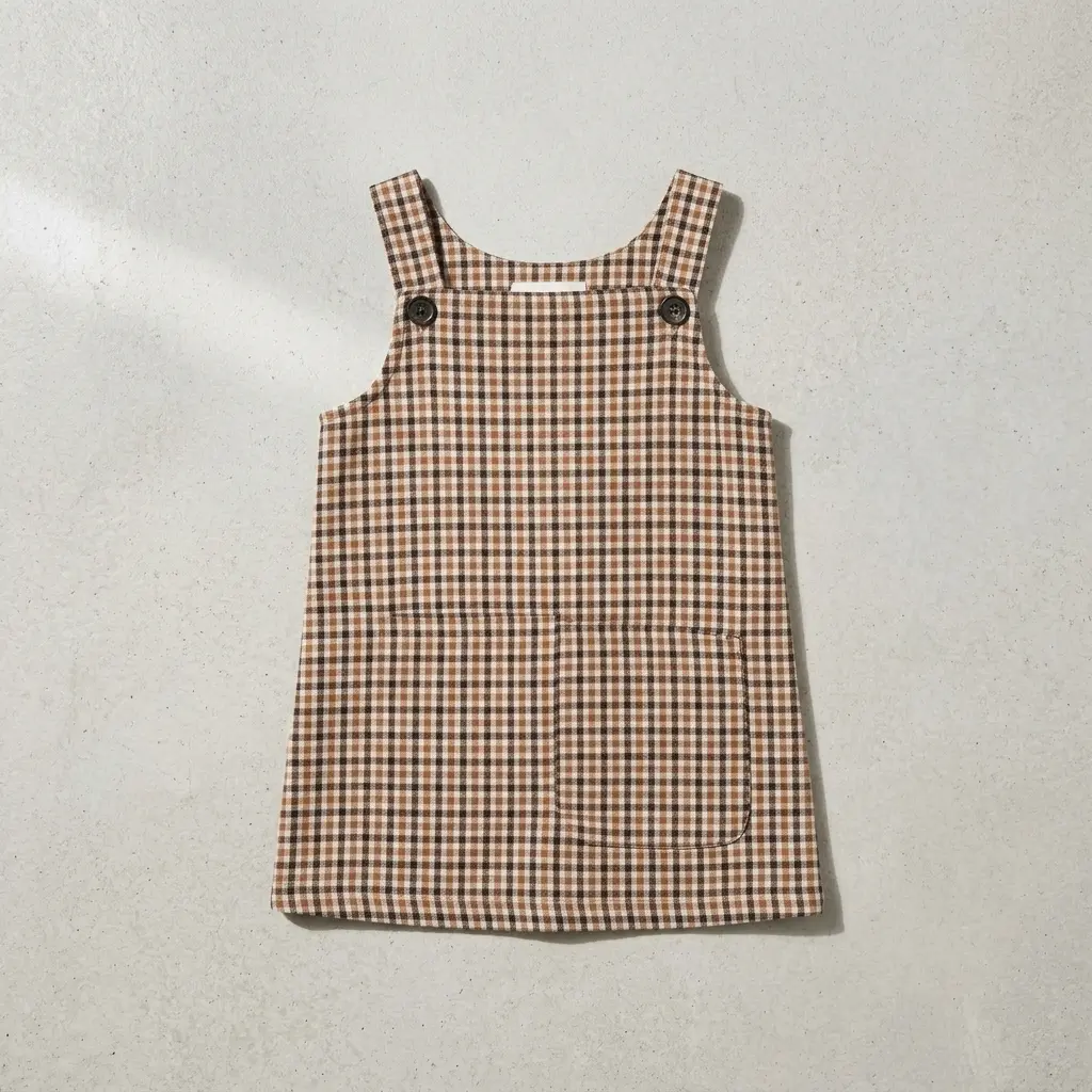 AI Generated PepperLand Girls Tank Top Isolated Flat Lay
