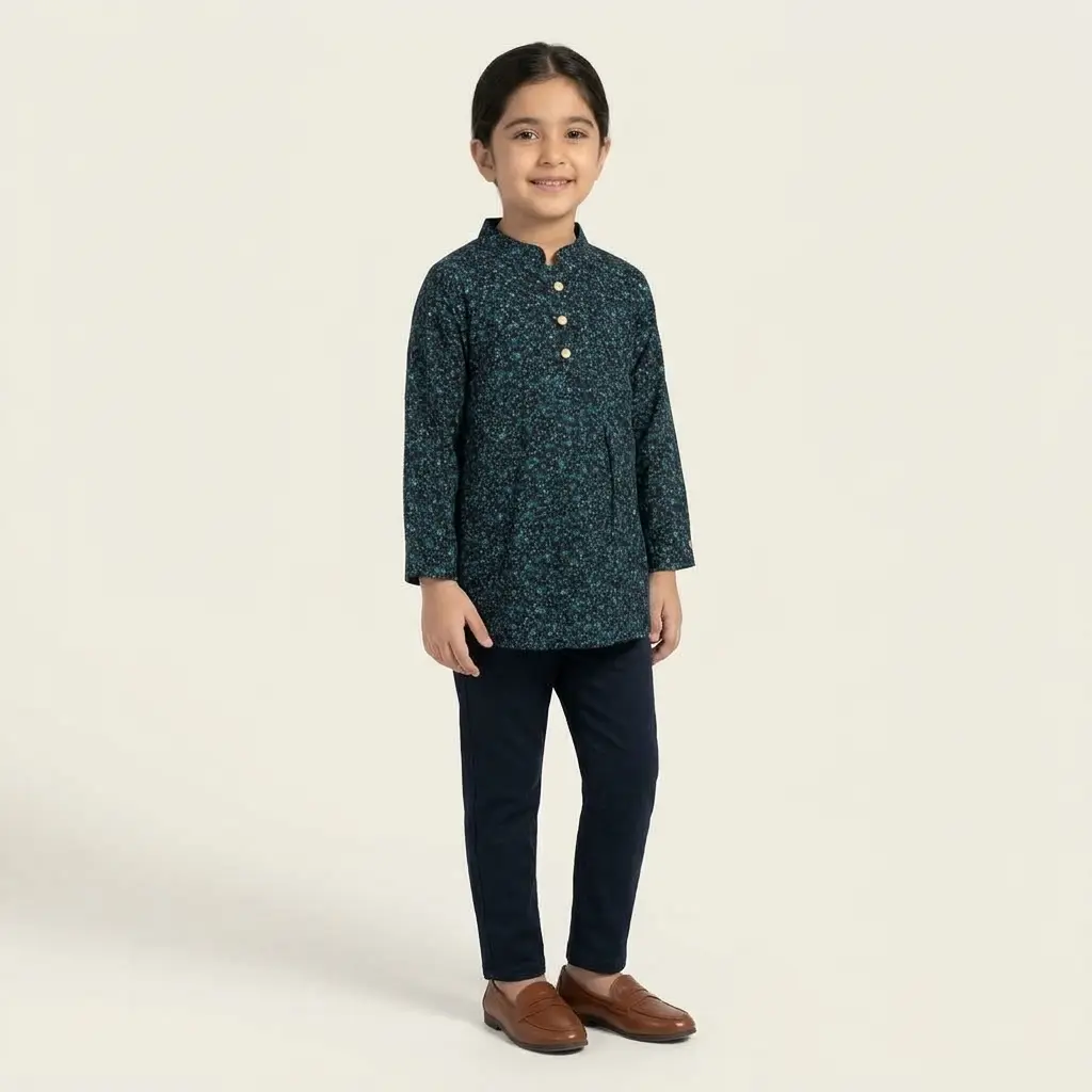 AI Generated Imported Cotray Printed NB Top - Updated Pose No Pocket