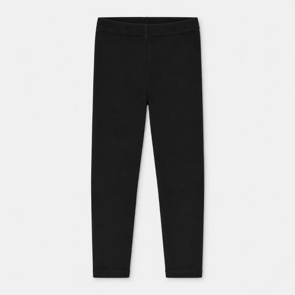 AI Generated BW Winter Black tights - flat lay on light gray (no accessories)