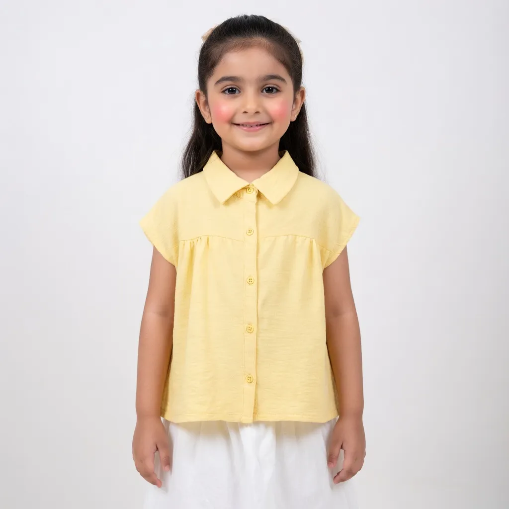 Rollover Girls Yellow Mouzal Top (7-8Y)