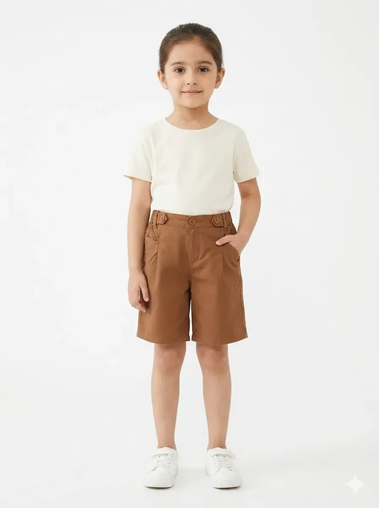 BREAKOUT GIRLS LOOP DETAIL SHORTS