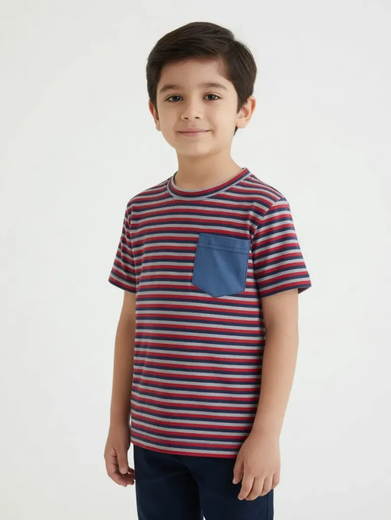 Minnie tinnie Boys Pocket Tshirt (1-2Y)