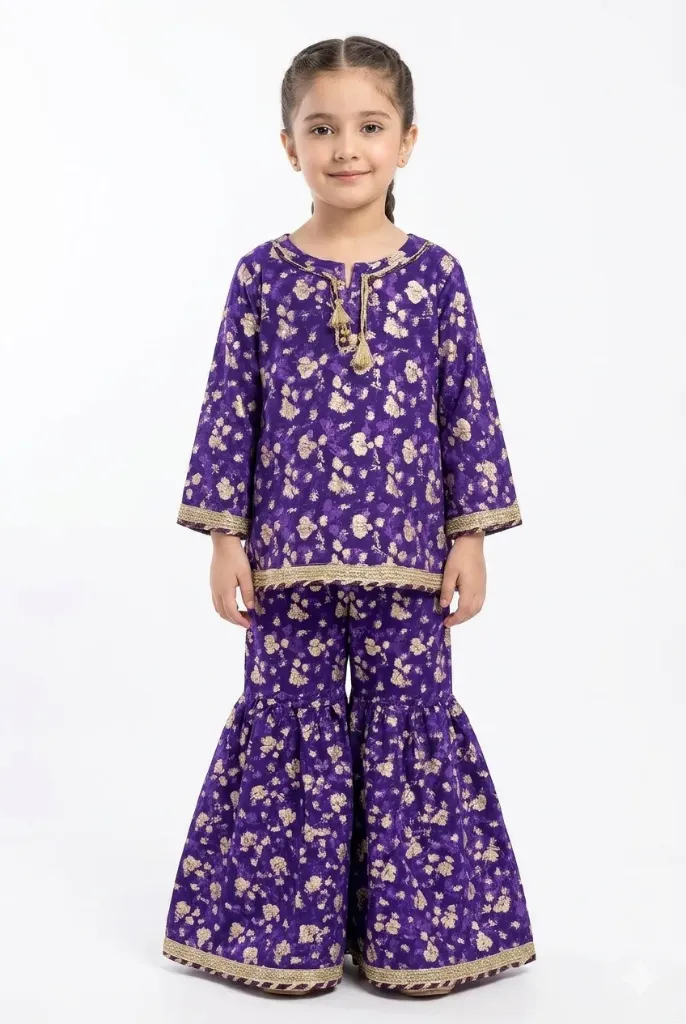 Hopscotch Purple 2PC Suit (2Y)