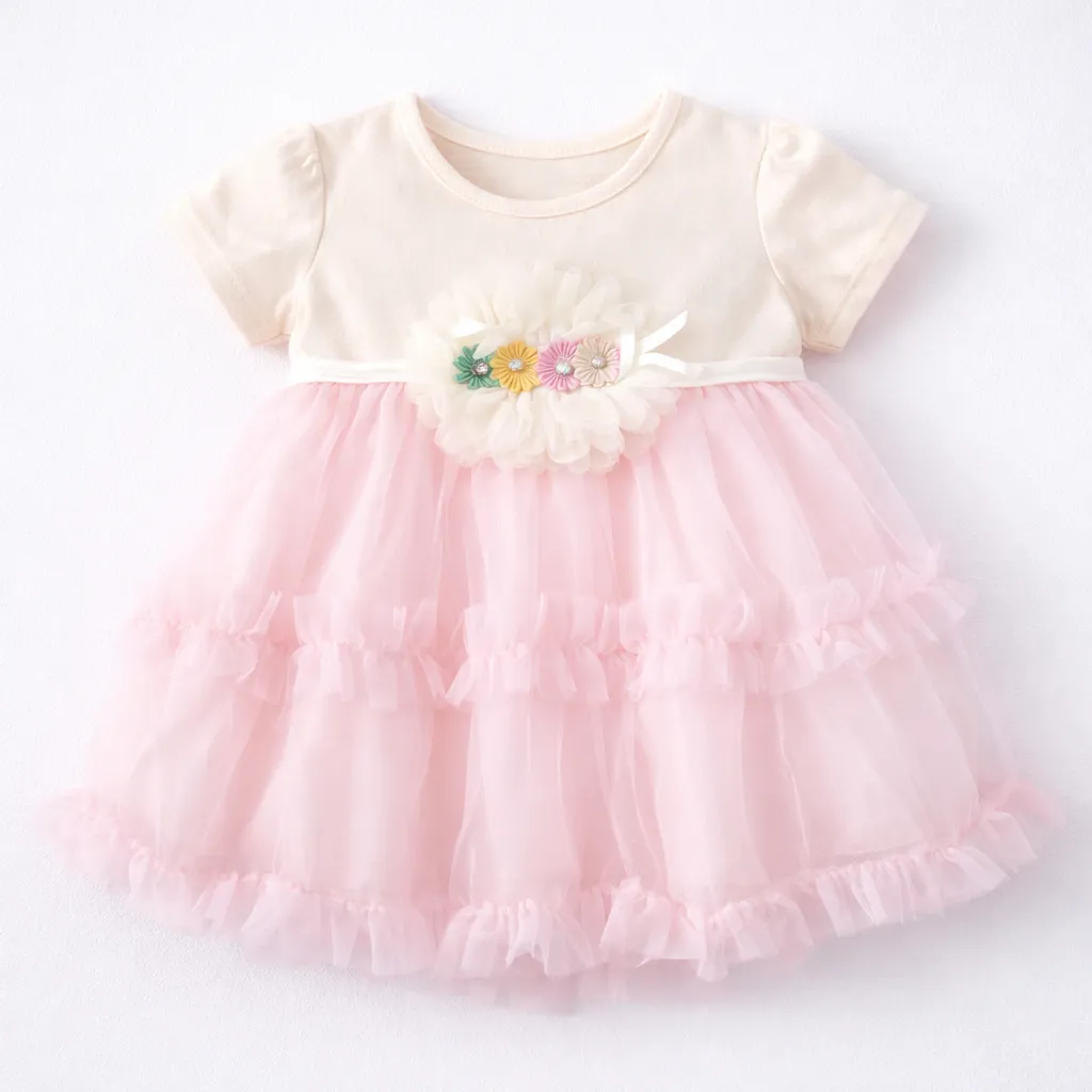 Imported Pink Frock (9-12M)