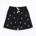 Turtle Girls Black EMB Short