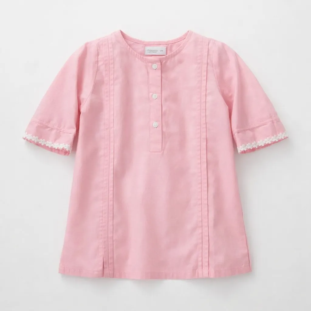Hopscotch Girls pink EMB Top