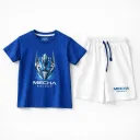 Minnie Tinnie Boys BlueWhite Co-Ord Set