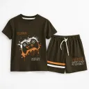 Minnie Tinnie Boys Olive Co-Ord Set