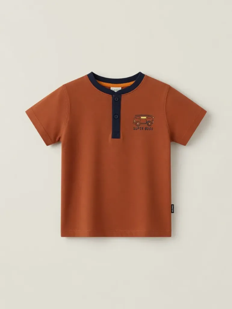 RollOver Boys Henley Tshirt (6-12M)