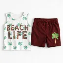 Minnie Tinnie Boys Beach Co-Ord Set