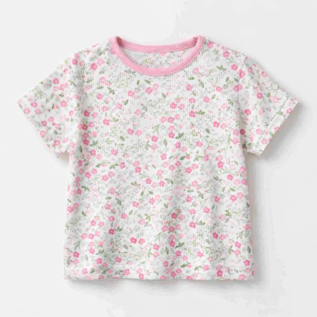 RollOver Girls Floral TShirt