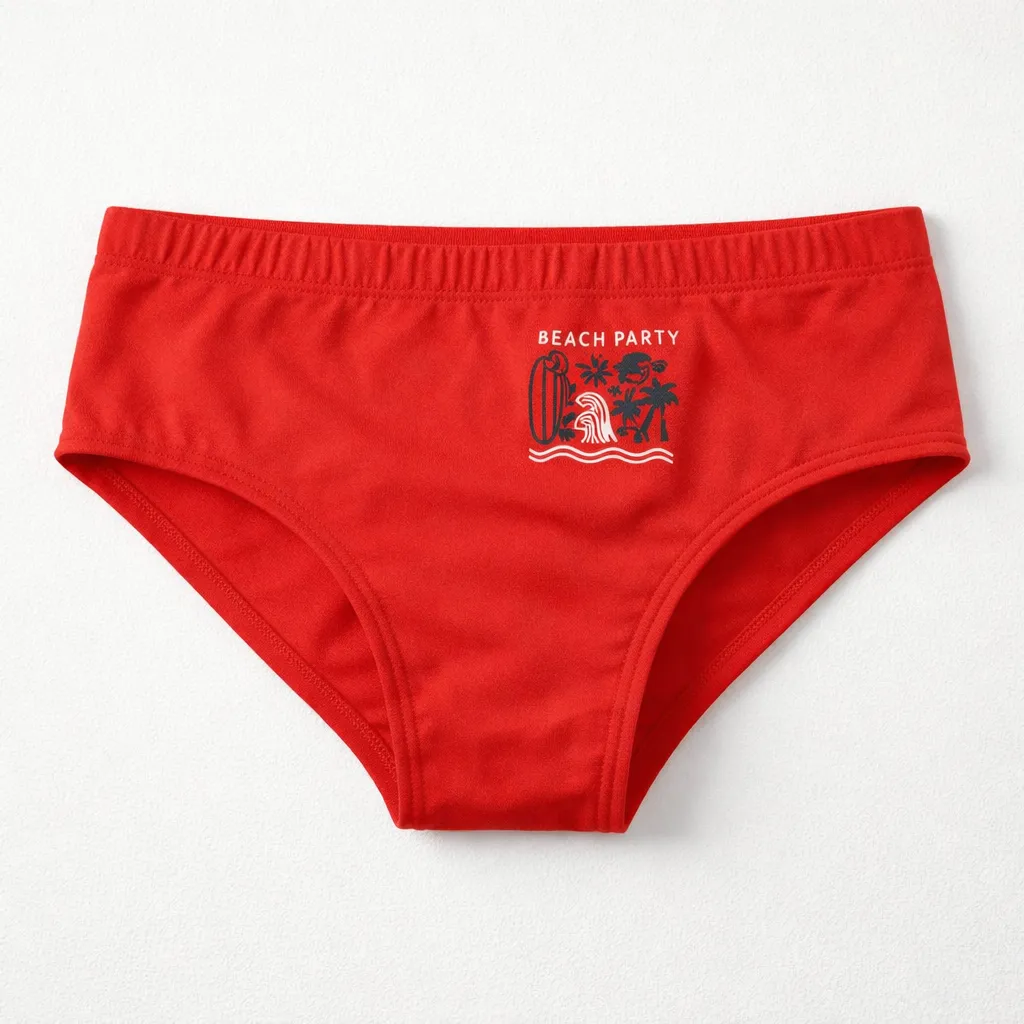 Girls Red Briefs (3-4Y)