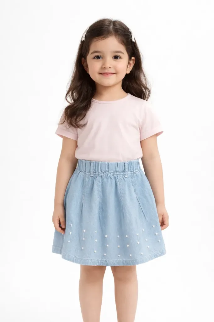 Bacha Party Pearl Skirt (3-4Y)