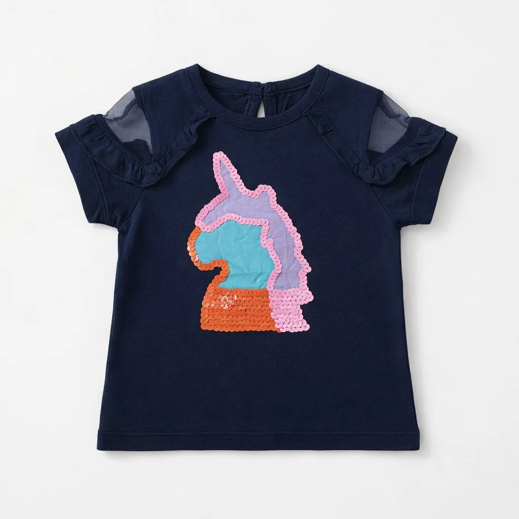 Pepperland Girls Sequence TShirt (3-6M)