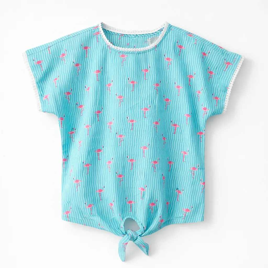 Hopscotch Girls Skyblue Top (7-8Y)