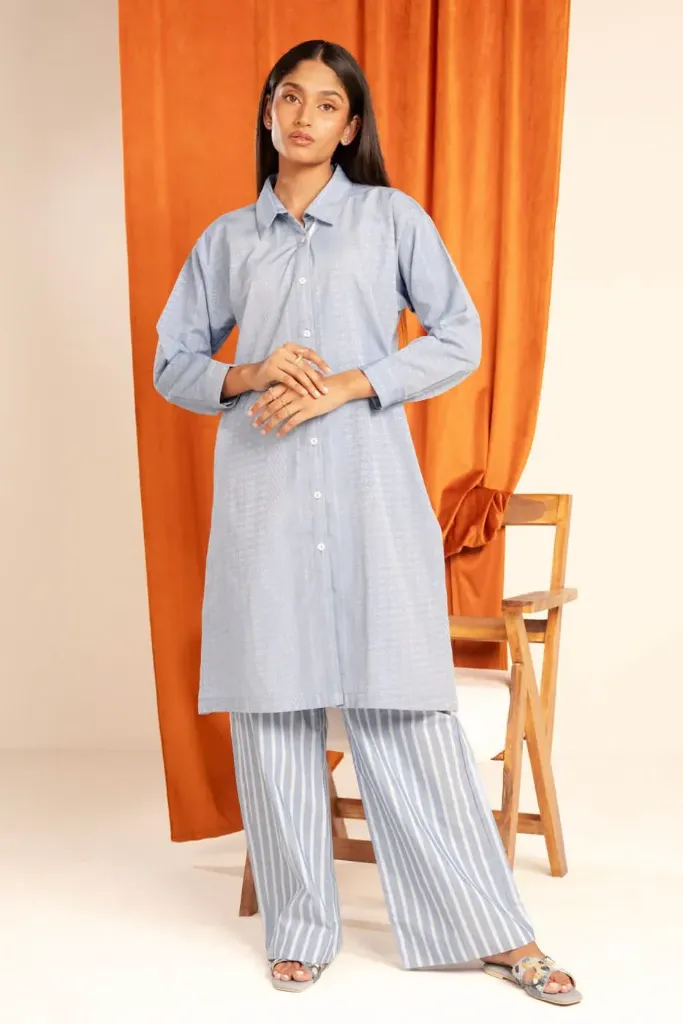 Alkaram Yarn Dyed Printed