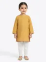 Rollover EMB Mustard Kurti