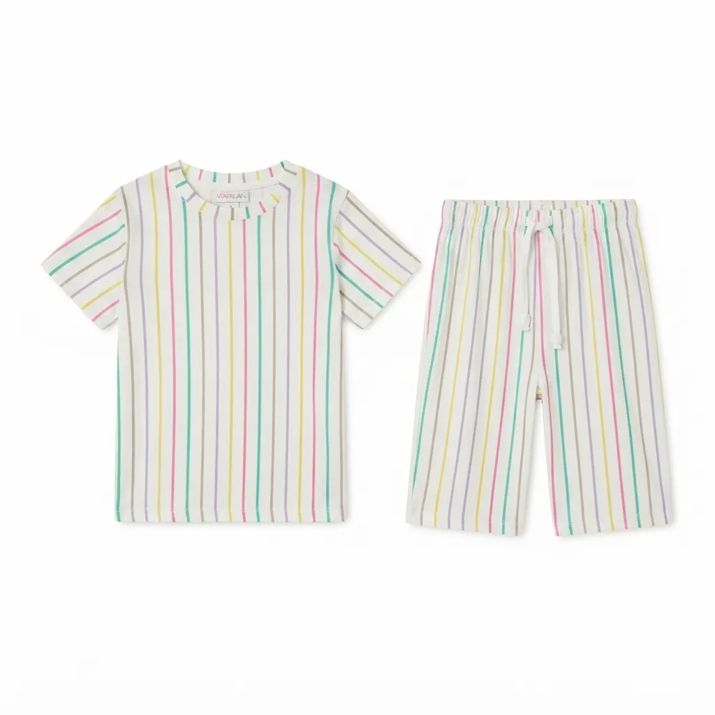 Minnie Tinnie Girls Stripe Co-Ord Set (1-2Y)