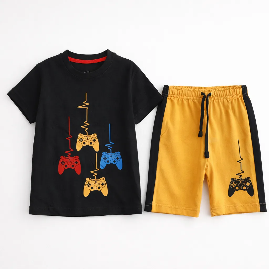 Minnie Minors Boys Black Co-Ord Set (12-18M)
