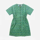 PepperLand Girls Green Printed Top