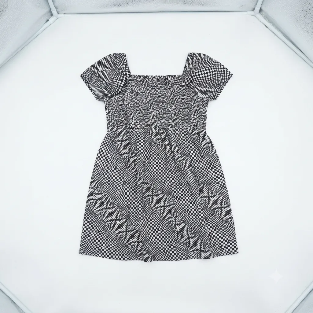 PepperLand Girls Black Printed Top