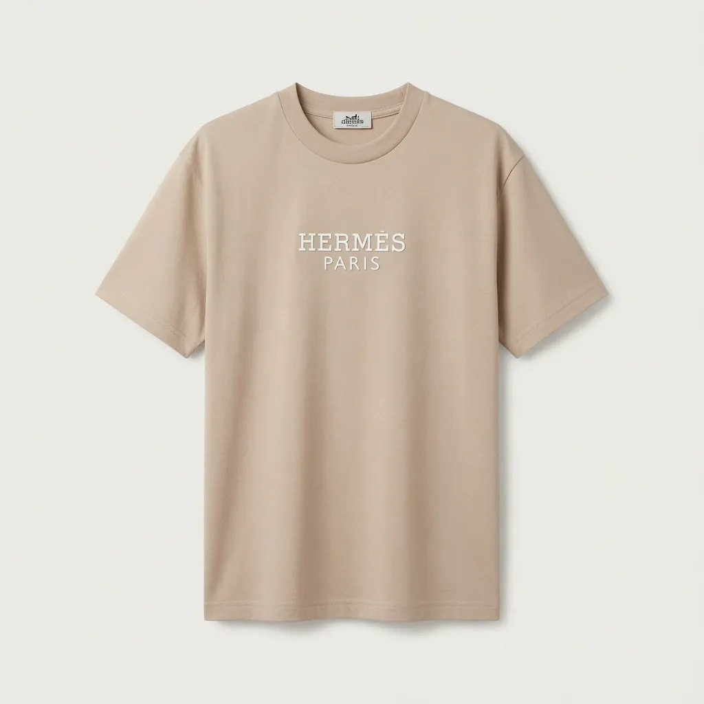 Men Hermes Biege Tshirt (S)