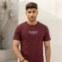 Men Hermes Mahroon Tshirt