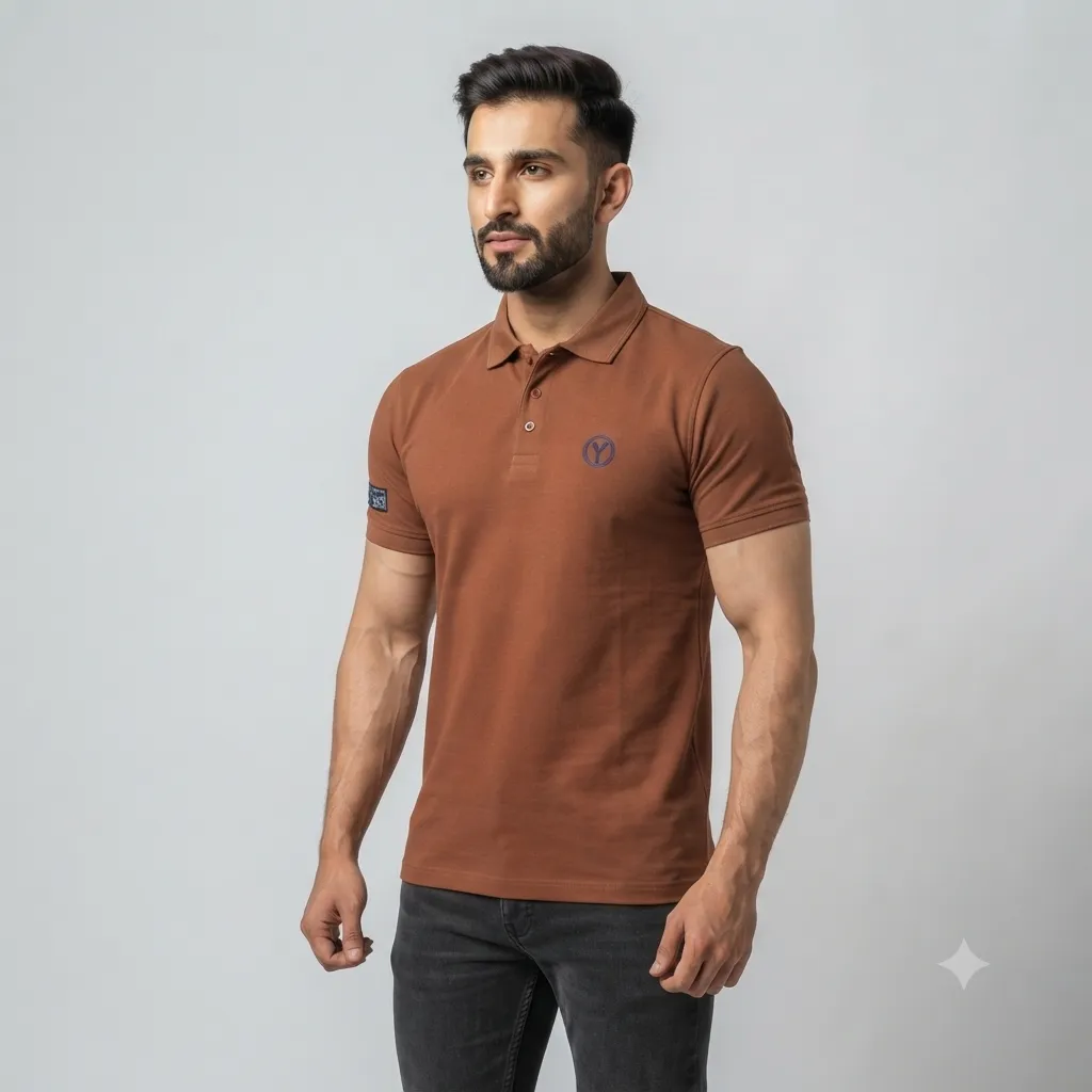 Men Vogue Mahroon Polo (M)