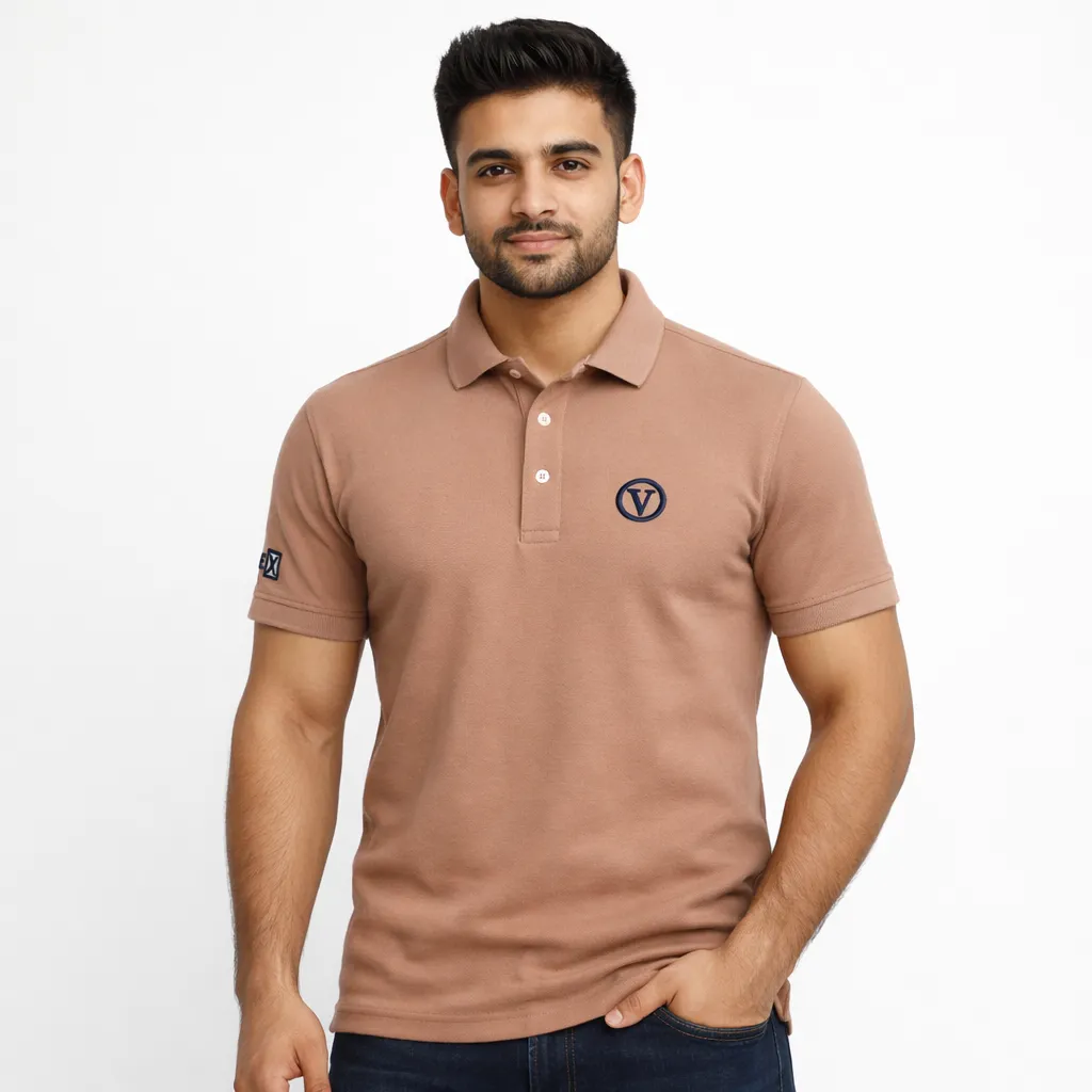 Men Vogue Teapink Polo