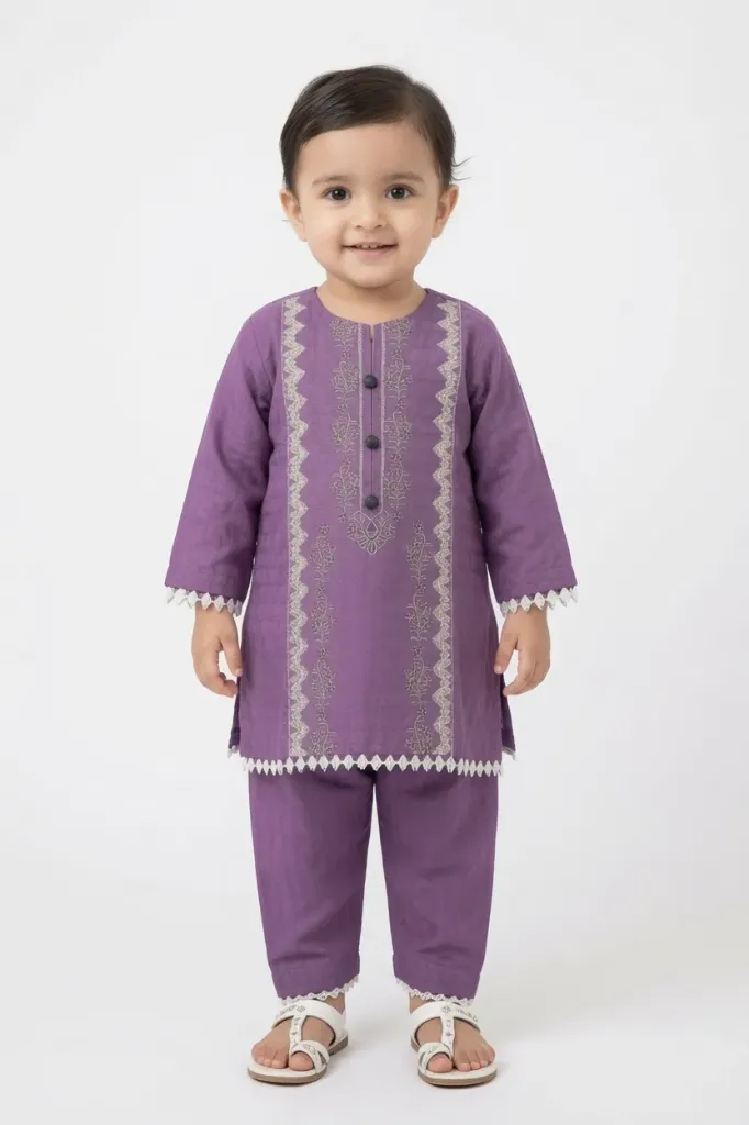 Minnie Minors Girls Purple Dress (12-18M)