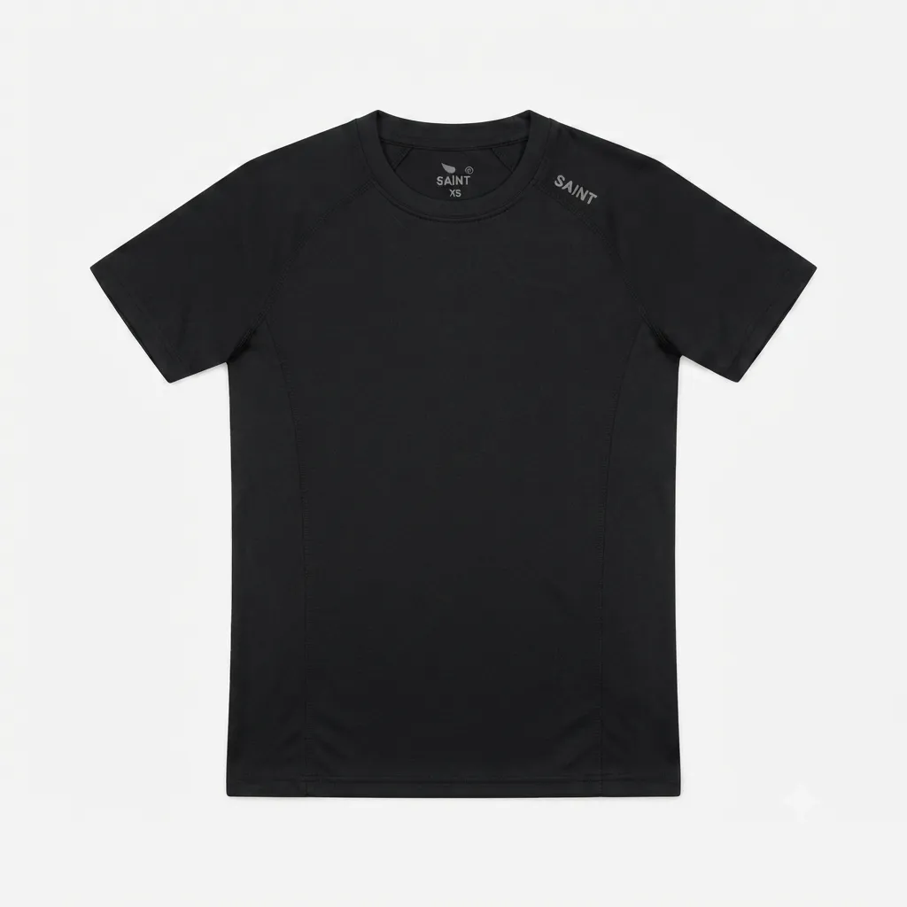 Men Dry Fit Black T Shirt