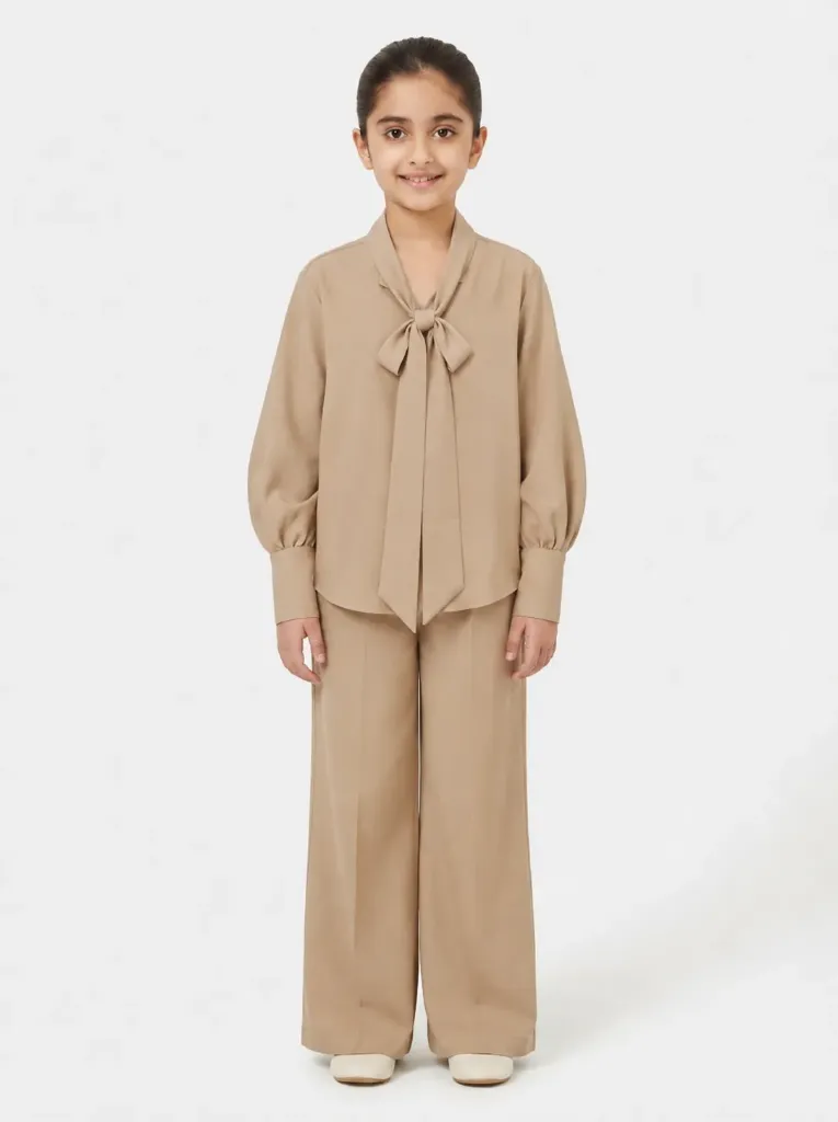 Leasureclub Girls Skin Co-Ord Set