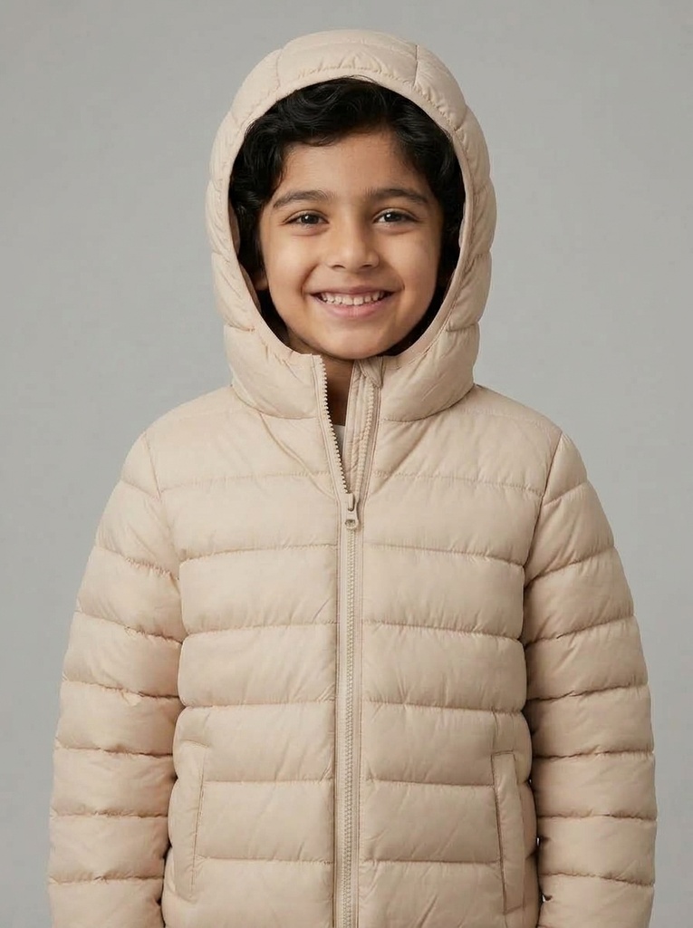 Imported Skin Puffer Jacket (3-4Y)