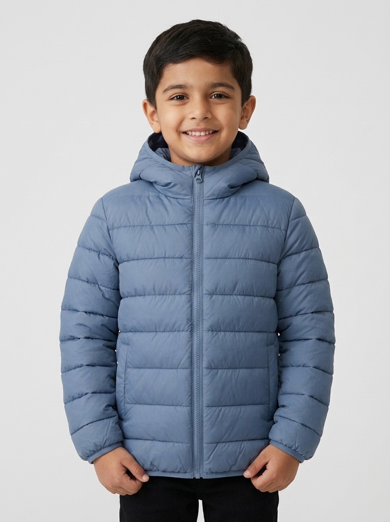 Imported Blue Puffer Jacket (4-5Y)