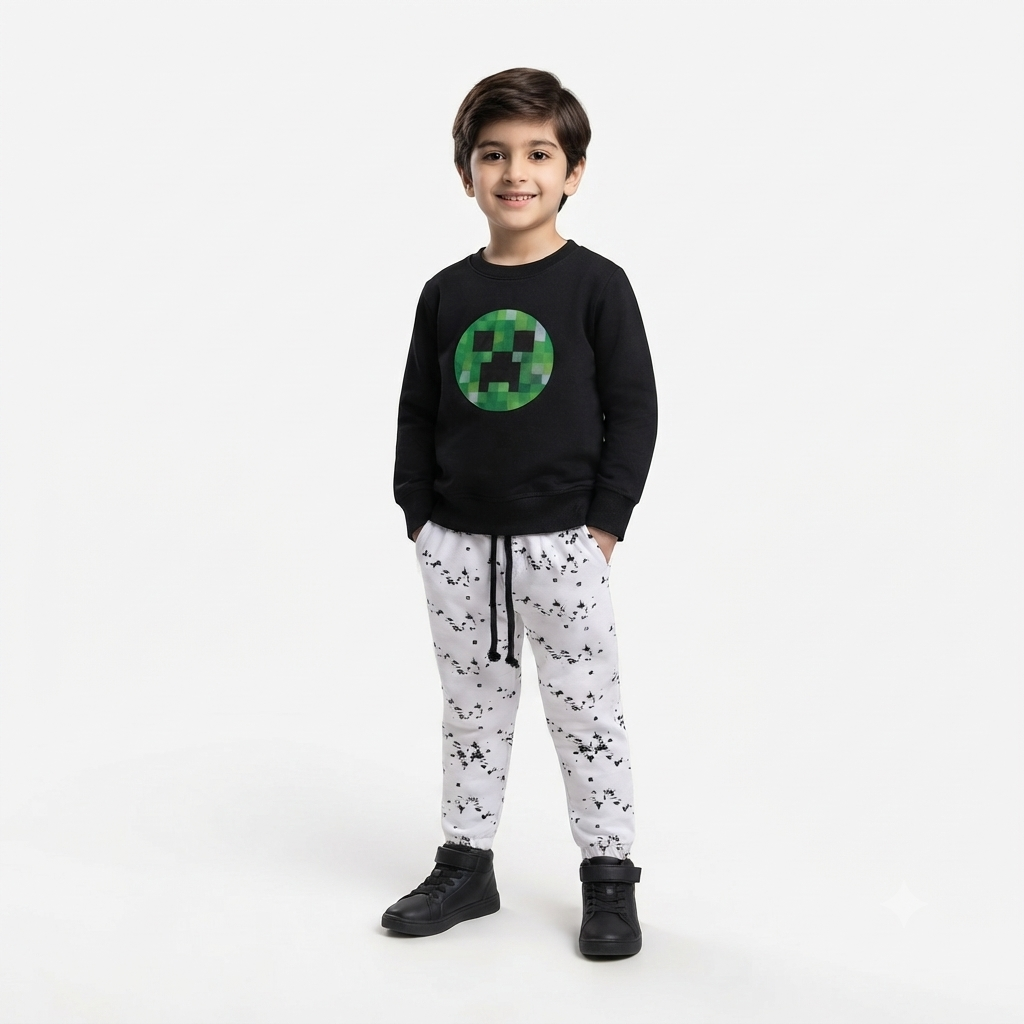 Minnie Minors Black&White Co-Ord Set