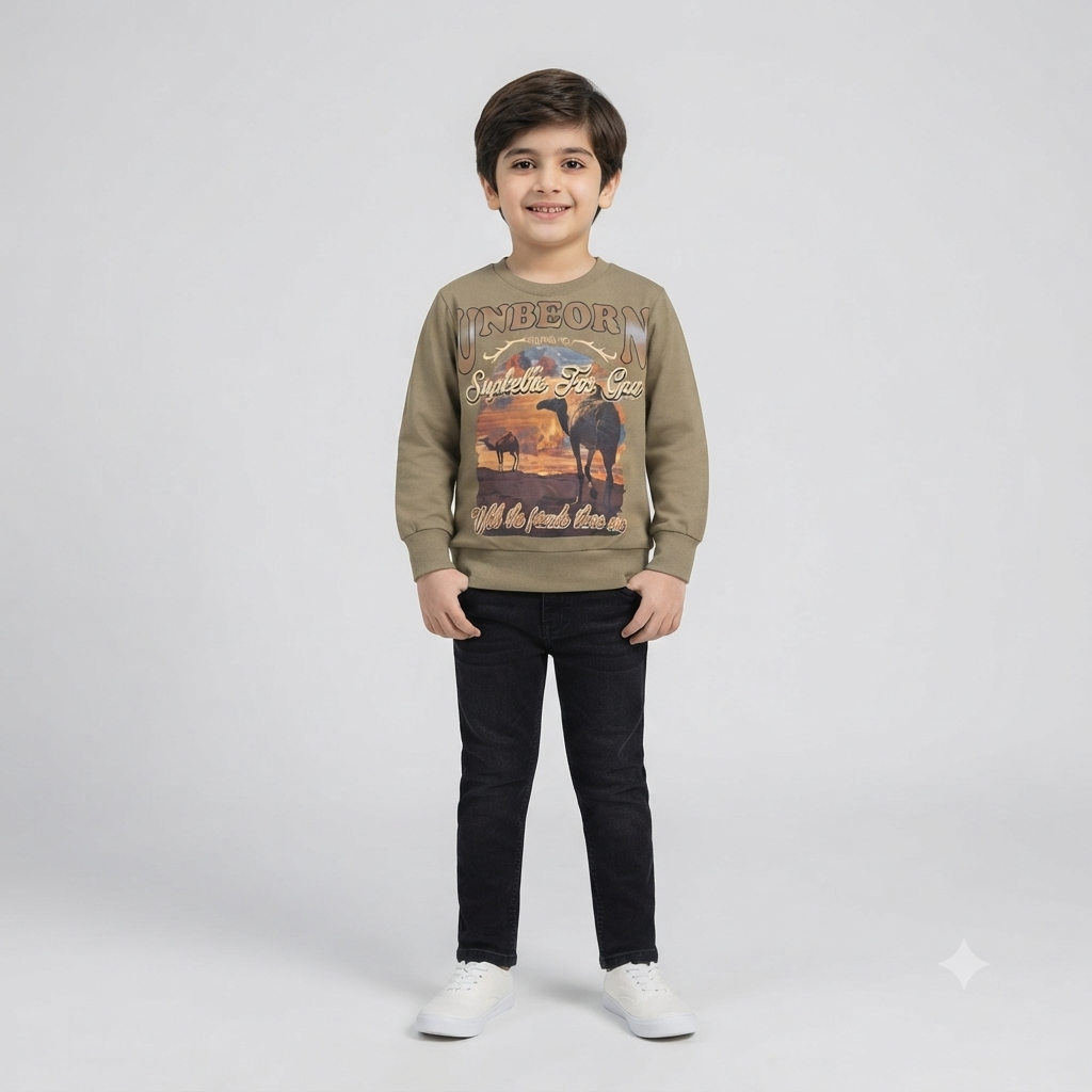 Minnie Minors Camel Sweatshirt