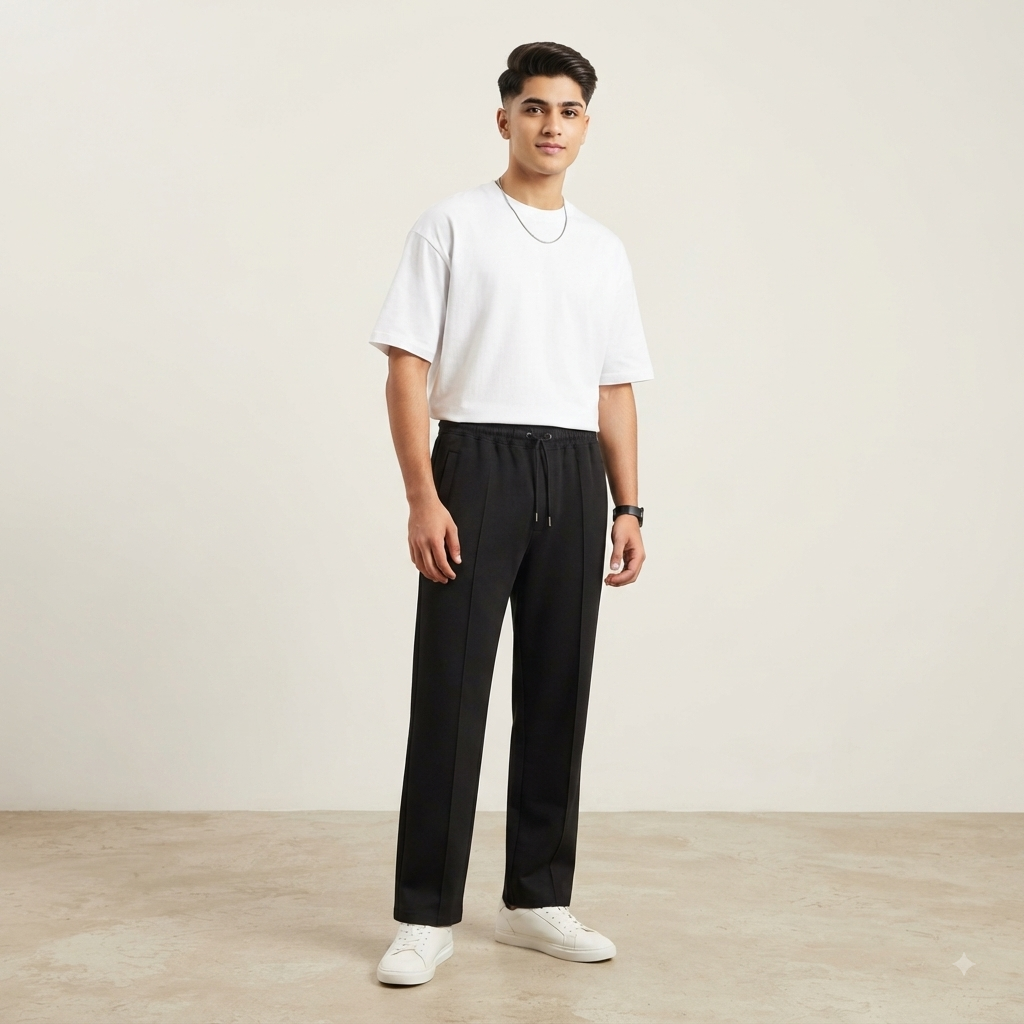 Men Black Trouser (M)