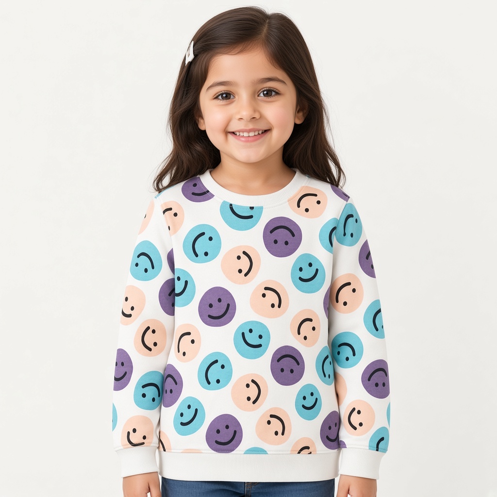Minnie Minors Girls Smile Sweatshirt