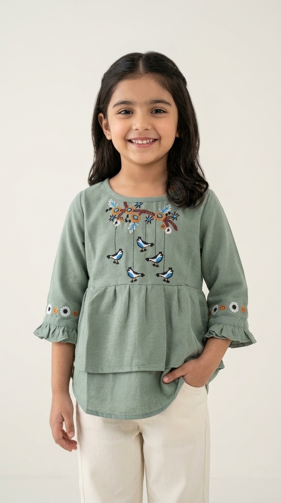 Sapphire green Top