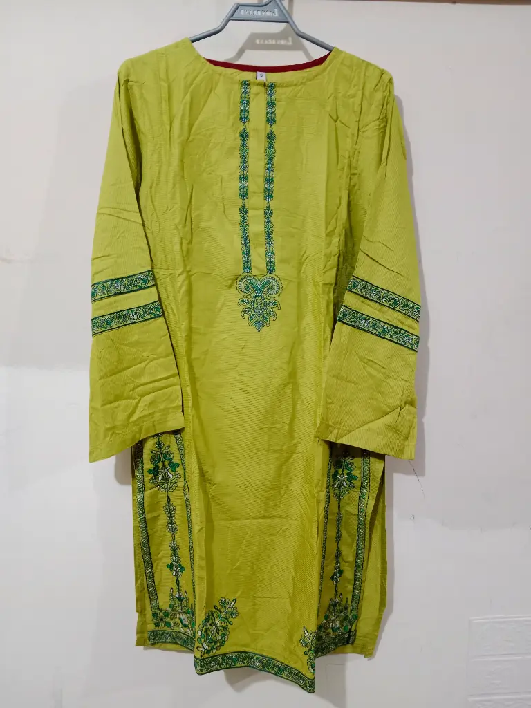 Women Stylo EMB Green Shirt