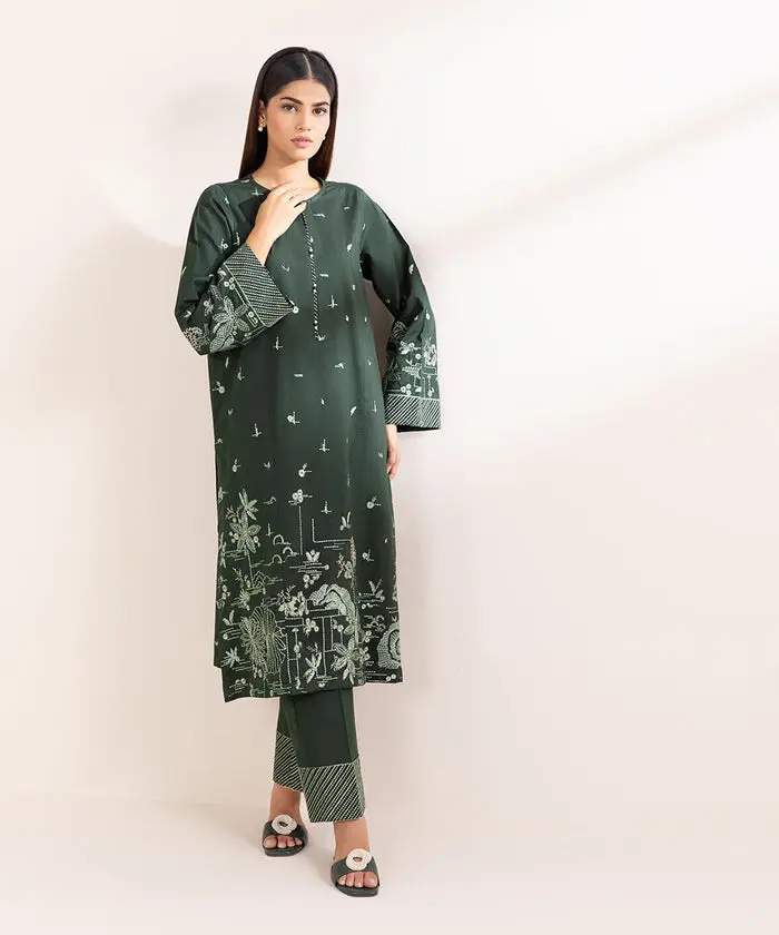 Women Sapphire 2PC Green