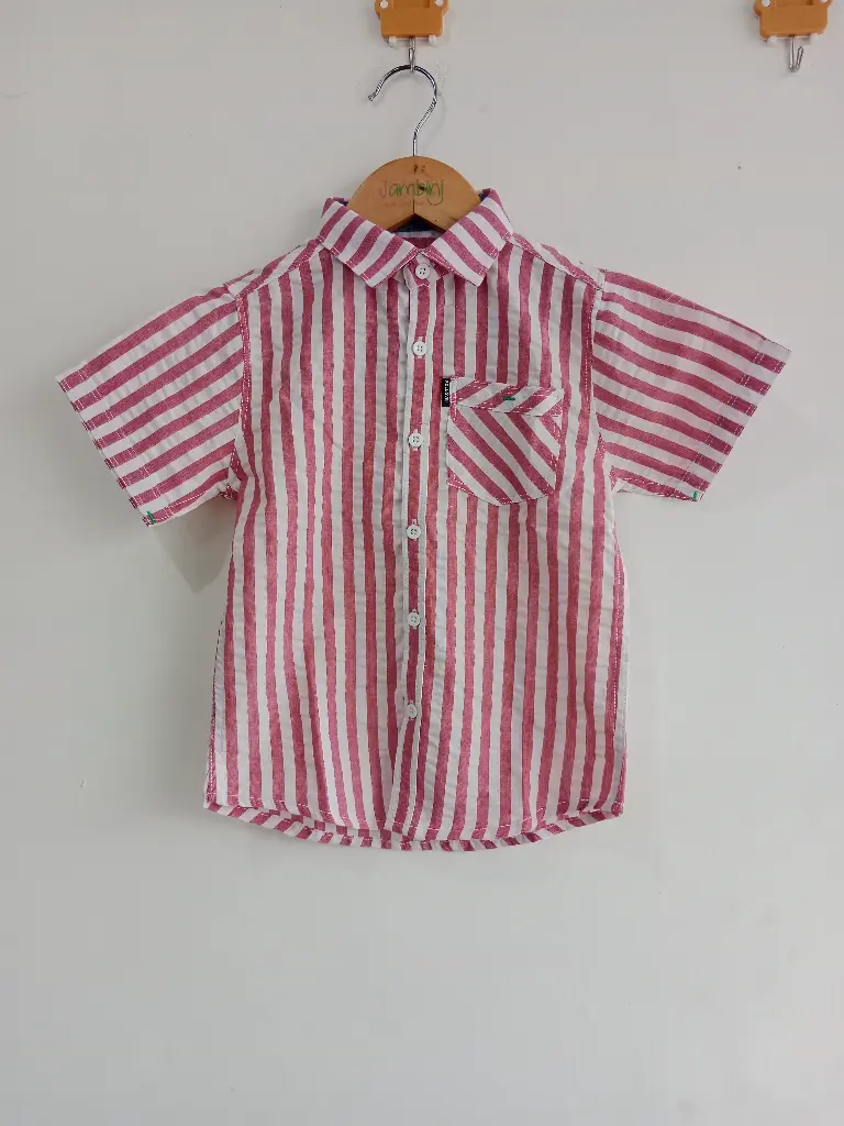 RollOver Red&White Shirt 