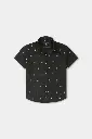 Rollover Black Bat Man Casual Shirt