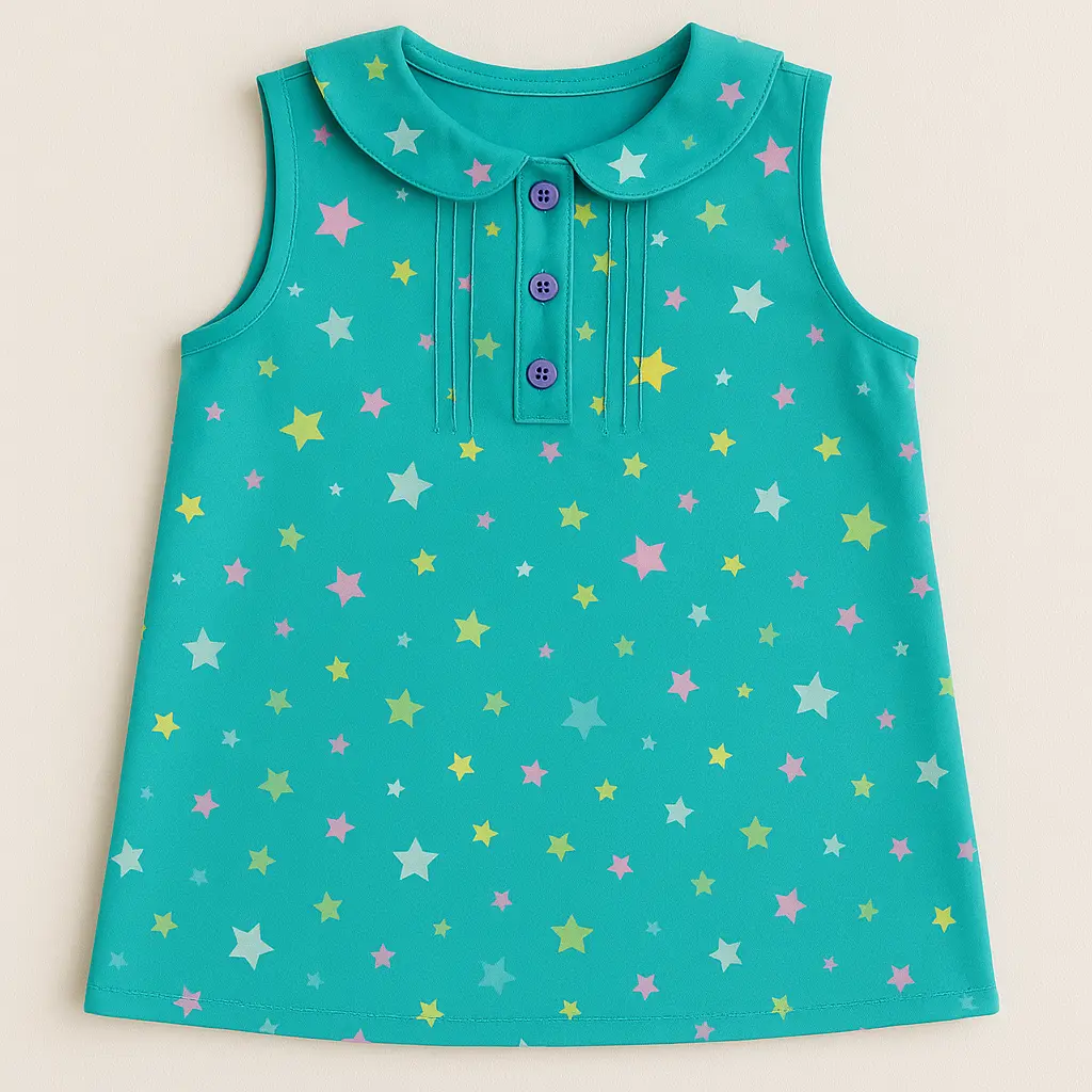 Rollover Ferozi Stars Top