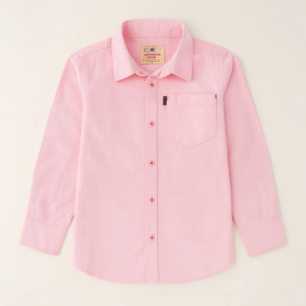 Rollover Pink Casual Shirt