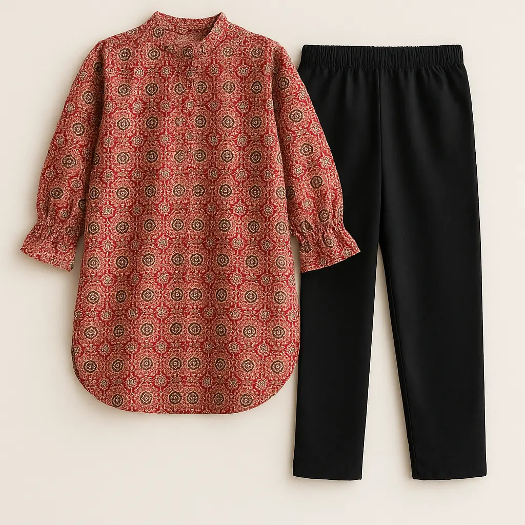 Paper Land Ajrek Print 2PC (2-3Y)