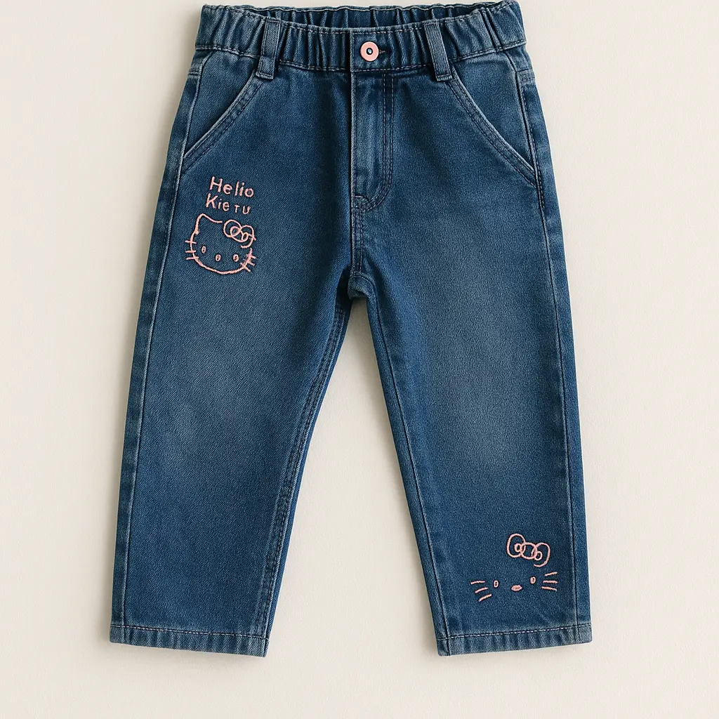 Breakout Blue Hello Kitty Jeans