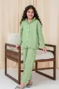 Girls Green Comfy Co-ord Set 
